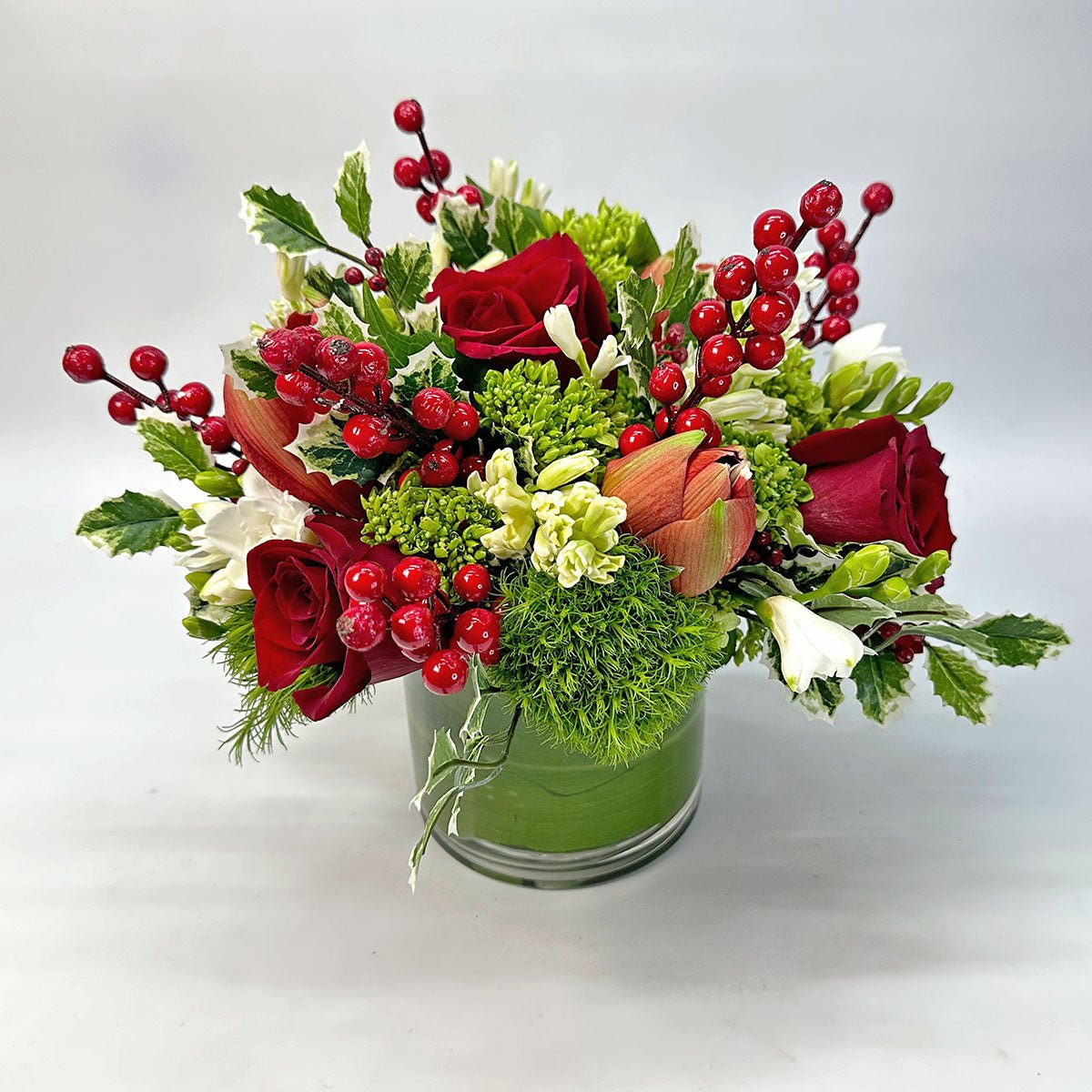 Holly Berry Celebration - Heather Floral - Delivery Same Day
