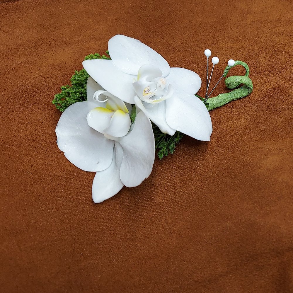 Boutonniere Phalaenopsis - Heather Floral - Delivery Same Day
