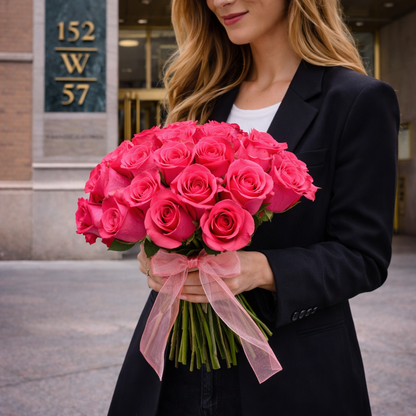 Set against the iconic backdrop of Carnegie Hall, this image features the Elegant Pink Rose Bouquet by Heather Floral, blending timeless architecture with modern floral luxury. The soft pink roses stand out beautifully in the heart of Manhattan, making this bouquet perfect for meaningful moments in New York City. Enjoy Free Same-Day Delivery in Manhattan from a local luxury florist.

florist Manhattan NYC, Carnegie Hall flowers, luxury florist Manhattan, NYC flower delivery, pink roses New Yor
