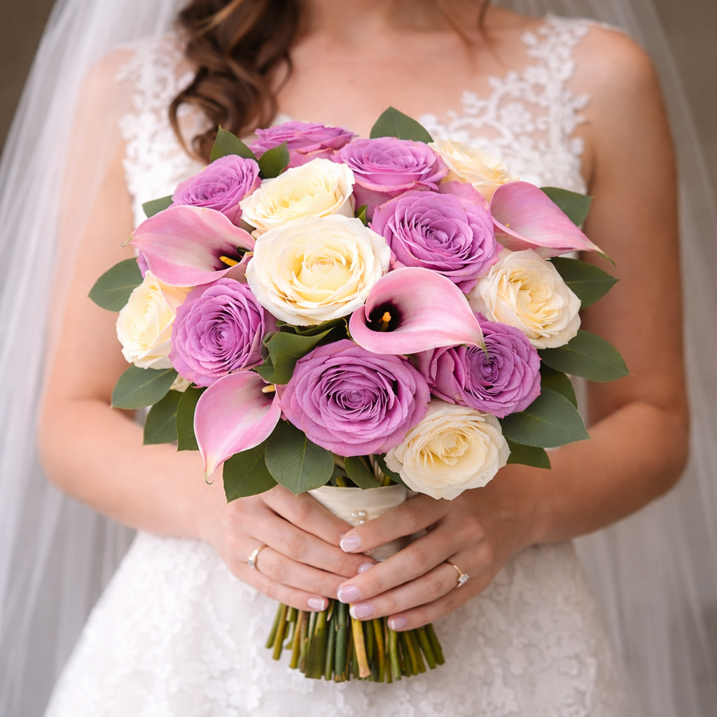 The Eternal Love Bouquet features soft pastel tones, symbolizing love, commitment, and new beginnings. Designed by Heather Floral, a respected New York flower boutique specializing in wedding bouquets and bridal florals.
Ideal for weddings and engagements, with Free Same-Day Delivery Manhattan from a professional NYC flower delivery service.