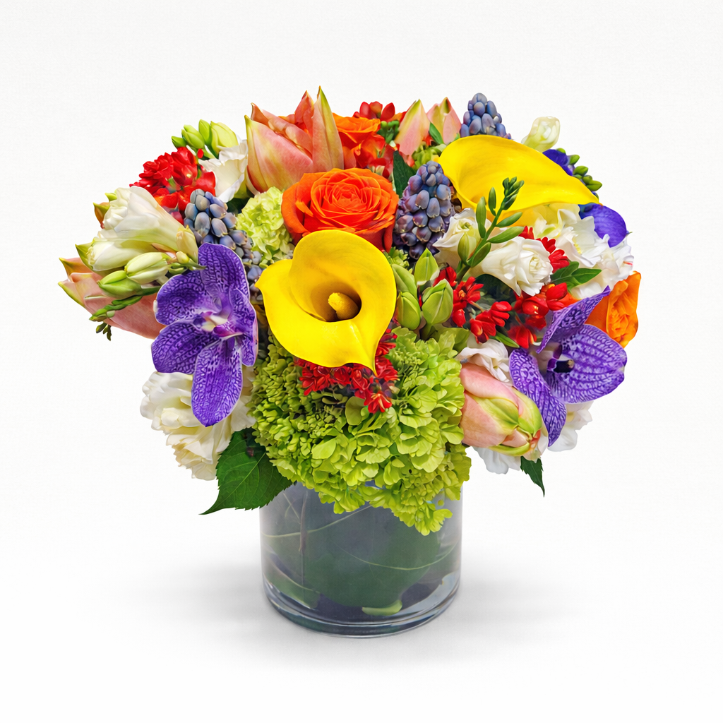 Sunlight Delight brings vibrant color and refined elegance together in one radiant arrangement. Hand-designed by Heather Floral, your trusted flower shop in Manhattan NYC, this lush floral design features premium fresh blooms arranged with care by an experienced New York florist. Perfect for celebrations, events, or meaningful gifts, with free same-day flower delivery within 7 miles of Midtown Manhattan from your local luxury florist Manhattan.