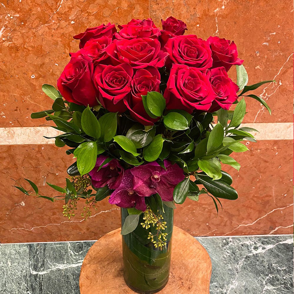 Red roses / one dozen - Heather Floral - Delivery Same Day