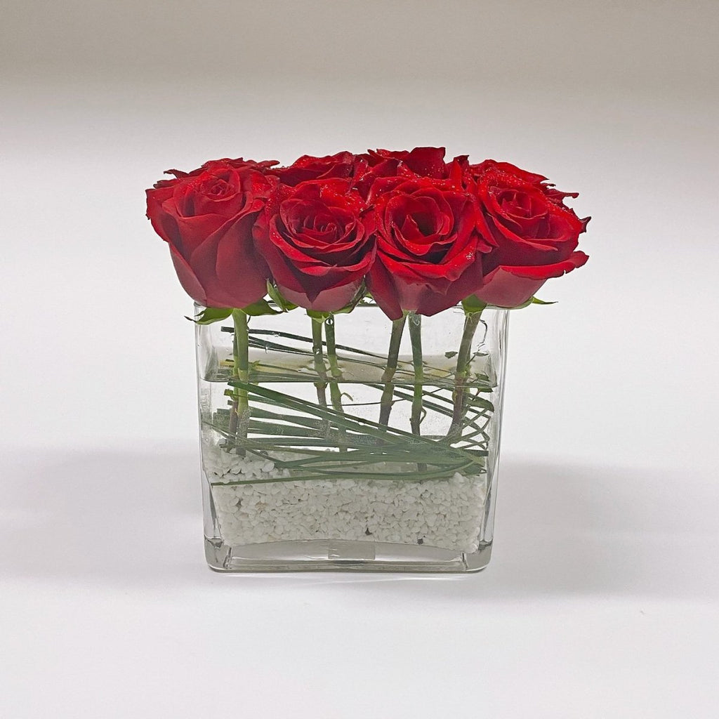 Roses on the rocks - Heather Floral - Delivery Same Day