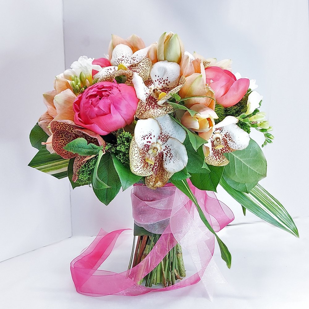 Vibrant Pink Bouquet - Heather Floral - Delivery Same Day