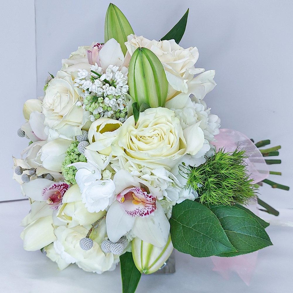 White Fantasy Bouquet - Heather Floral - Delivery Same Day